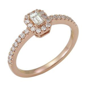 Ring in Rose Gold set with Diamonds